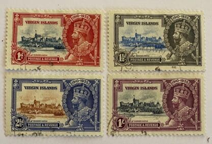 British Virgin Islands Scott # 69-72 Used