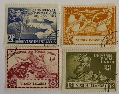 British Virgin Islands # Scott #92-95 Used