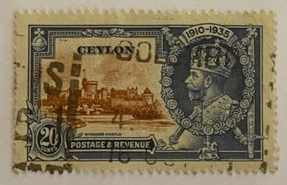 Ceylon Scott # 262 Used