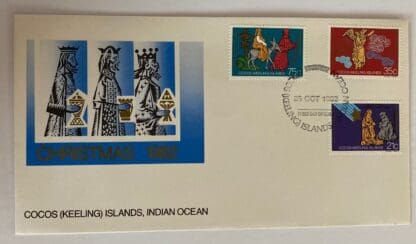 Cocos Keelings Scott # 104-106 First Day Cover