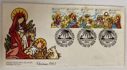 Cocos Keelings Scott # 107-a-e First Day Cover