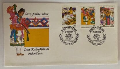 Cocos Keelings Scott # 108-115 First Day Cover