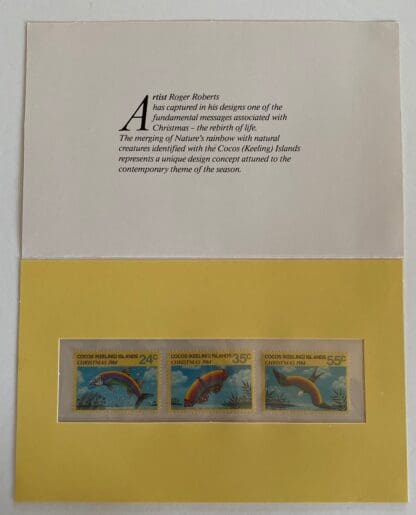 Cocos Keeling Islands Scott #122-124 Mint Never Hinged Presentation Folder