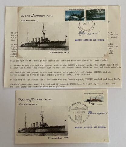 Cocos Keeling Islands Scott # 23 Naval Cover