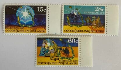 Cocos Keelings Islands Scott # 53-55 Mint Never Hinged