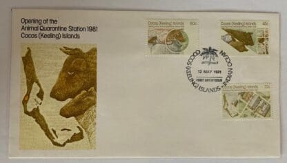 Cocos Keelings Scott # 65-67 First Day Cover