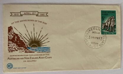 Cocos Keelings Scott # 7 First Day Cover