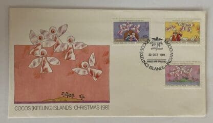 Cocos Keelings Scott # 75-77 First Day Cover