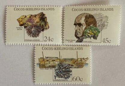 Cocos Keelings Islands Scott # 78-80 Mint Never Hinged