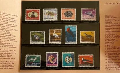 Cocos Keeling Islands Scott # 8-19 Mint Never Hinged Presentation Folder