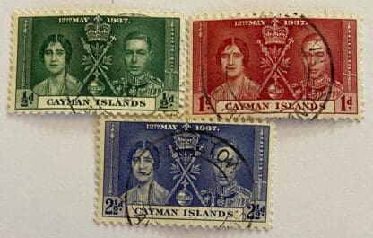 Cayman Islands Scott # 97-99 Used