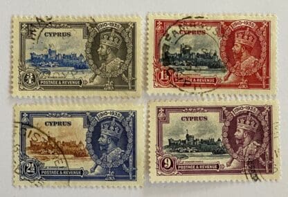 Cyprus Scott # 136-139 Used