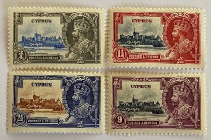 Cyprus Scott # 136-139 Mint Hinged