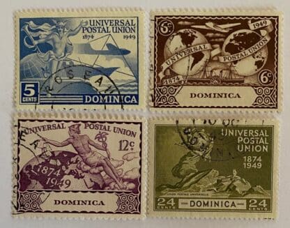 Dominica Scott #116-119 Used