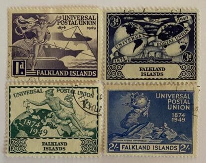 Falkland Islands  Scott # 103-106  Used