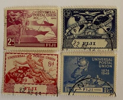 Fiji Scott # 141-144  Used