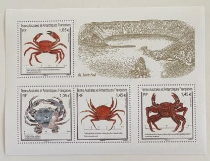 French Southern Antarctic Territory Scott # Crabs Mint Never Hinged