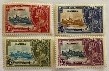 Gambia Scott # 125-128 Used