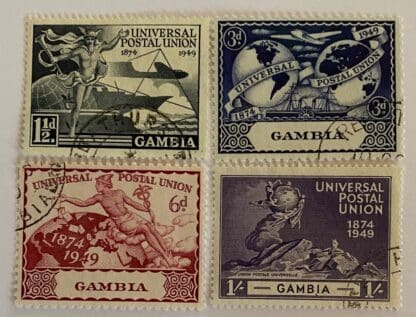 Gambia Scott # 148-151 Used