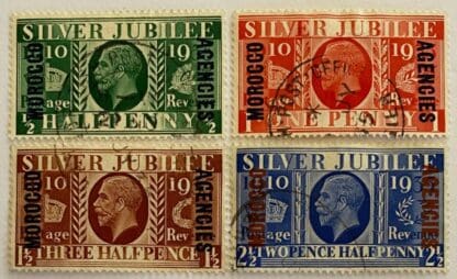 Great Britain  Morocco Scott # 226-229 Used