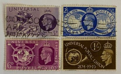 Great Britain Scott # 276-279 Used