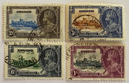 Gibraltar Scott # 100-103 Used