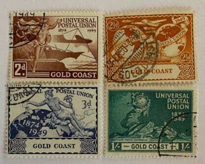 Gibraltar Scott # 144-147 Used