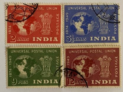 India Scott #223-226 Used