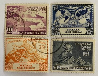 Malaya Negri-Sembilan Scott # 59-62 Used