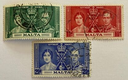 Malta Scott # 188-190 Used