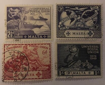 Malta Scott # 225-228 Used