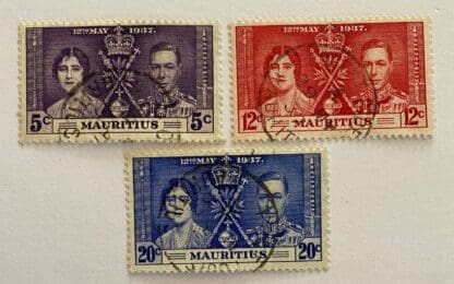 Mauritius  Scott # 208-210 Used