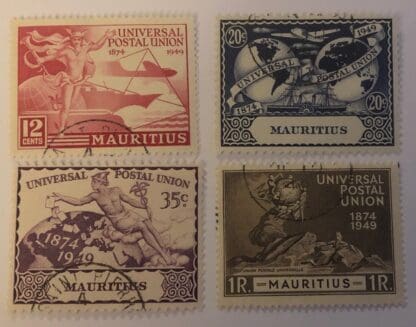 Mauritius Scott # 231-234 Used