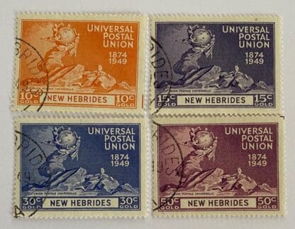 New Hebrides  Scott # 62-65 Used