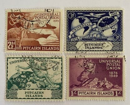 Pitcairn Islands Scott # 13-16 Used