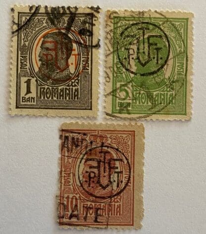 Romania Scott # 245-247 Used