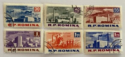 Romania Scott # C129-C134 Used