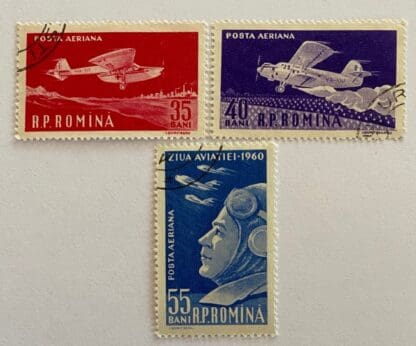 Romania Scott # C81-C83 Used