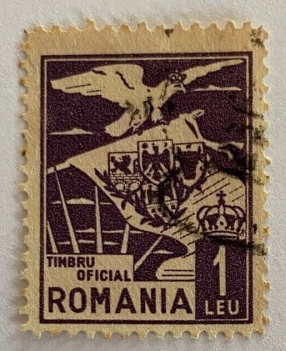 Romania Scott # O3 Used