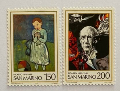 San Marino Scott # 1012-1013 Mint Hinged