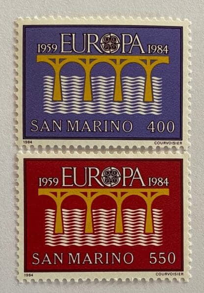 San Marino Scott # 1065-1066 Mint Hinged