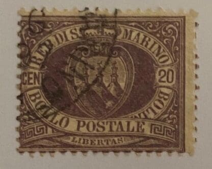 San Marino Scott # 12 Used