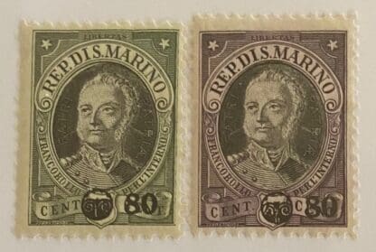 San Marino Scott # 181-182 Mint Hinged