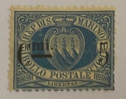 San Marino Scott # 25 Mint Hinged