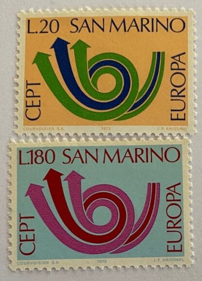 San Marino Scott # 802-803 Mint Hinged