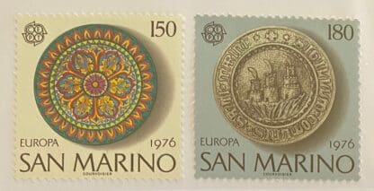 San Marino Scott # 889-890 Mint Hinged