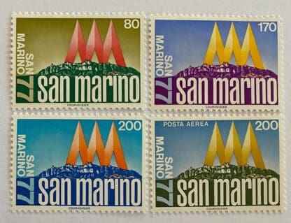 San Marino Scott # 897-899//C133 Mint Hinged