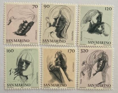 San Marino Scott # 900-905 Mint Hinged