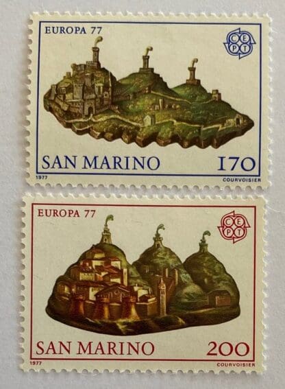 San Marino Scott # 906-907 Mint Hinged