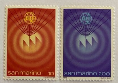 San Marino Scott # 927-928 Mint Hinged